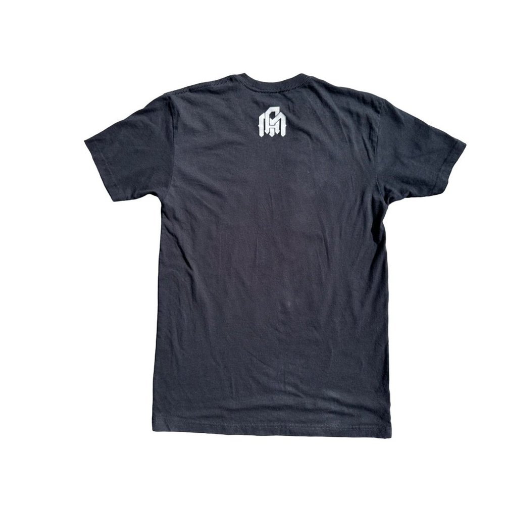 Into The Am Mens T Shirt Medium Black Graphic Astronaut Short Sleeve Crew Neck - Picture 2 of 8